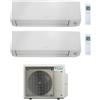 Daikin CONDIZIONATORE DAIKIN DUAL SPLIT PERFERA ALL SEASONS 7000+7000 BTU WIFI INVERTER 2MXM50A A+++