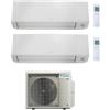 Daikin CONDIZIONATORE DAIKIN DUAL SPLIT PERFERA ALL SEASONS 12000+12000 BTU WIFI INVERTER 2MXM50A A+++