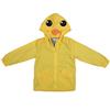 Zerodis Bambino Cartoon Anatra Impermeabile Poncho Estate Bambino Ragazzo Ragazza Carina Cartone Animato Anatra Impermeabile Felpa con Cappuccio Cerniera Leggero Rainwear Cappotto Attrezzatura(110)