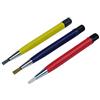 Proops M0098 - Set di 3 penne con spazzola antigraffio in ottone, acciaio e fibra di vetro