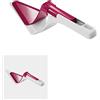 Metaltex Pala Scorrevole per Servizio Dolci, Bianco e Viola, 35 x 10 x 6 cm