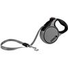 KONG Terrain Guinzaglio retrattile per cani, medio, grigio, 5 m
