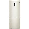 LG GBB567SECMN Frigorifero Combinato Total No Frost, 462L, Larghezza 70cm, Wi-Fi, Door & Linear Cooling, Cassetto Fresh Balancer, Display esterno, Compressore Smart Inverter, Smart Diagnosis, Sabbia