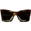 Saint Laurent Occhiali da Sole SL M119 BLAZE 002 Havana/Verde Donna