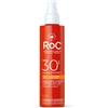 Roc Lozione Spray Solare Corpo Spf 30 Idratante 200 Ml