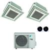 Daikin CONDIZIONATORE DAIKIN DUAL SPLIT CASSETTA A 4 VIE FULLY FLAT 9000+18000 BTU INVERTER CON COMANDO A FILO E GRIGLIA 2MXM50N A+++