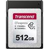 Transcend Scheda di Memoria 512 GB CFexpress 820 Type B TS512GCFE820