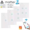 Tuya Interruttore per Luci Touch Bianco Smart Matter WiFi Serie NovaTech