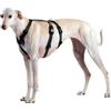 Haqihana srl Haqihana Pettorina Doppia H Nero Antifuga, s2h-torace-55-75cm