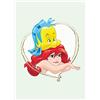 Komar Ariel & Fabius - Poster da parete, 50 x 70 cm, motivo: comar, stampa artistica (senza cornice), Disney
