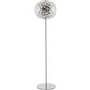 Kartell Planet Lampada da Terra, H. 130 cm, Dimmerabile, Trasparente(Cristallo)