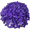 LEGO 20 Mattoncino 2x4 Viola Scuro