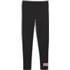 PUMA ESS 2 COLOR No.1 Logo Leggings G, pantaloni tuta donna Bambina, PUMA Black,