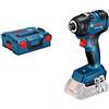 Bosch Professional Avvitatore a percussione con batteria da 18 V, GDR 18 V-200 (max. coppia 200 Nm, senza batterie e caricatore, in scatola)
