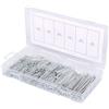 KS Tools 970.0080 Assortimento coppiglie, 1,6x25,4mm-4,0x63,5mm, 555 pz