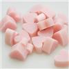 Florex, sapone al latte di pecora, a forma di cuore, di colore rossa, confezione da 100 in sacchetto di organza, sapone al profumo di magnolia, perfetto regalo per ospiti