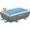 Bestway Piscina Rettangolare Steel Pro Max (282x196x84cm) con Pompa a Filtro Art. 56629 - Steel Pro Max (282x196x84cm)