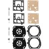 SG Store 2 Set Di Kit Di Riparazione Del Diaframma Del Carburatore Compatibili Con Wacker WM80 BS50-2 BS60-2 BS70-2 Compatibili Con Walbro HDA 286 HDA 308 Carburatore