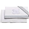 italbaby Set letto Teddy 3 pezzi lenzuolo-lenzuolo con angoli-federa - Italbaby
