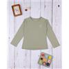 Prénatal T-shirt bimba verde "Cuore"