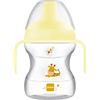 MAM Learn to Drink Cup Tazza bambini 190 ml, Borraccia neonato con pratici manici antiscivolo, Neutro, 6+ mesi