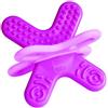 MAM Bite & Relax Fase 2 Mini Dentaruolo, Massaggia gengive neonati 4+ mesi, Con sterilizzatore portatile per microonde, Rosa