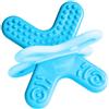 MAM Bite & Relax Fase 2 Mini Dentaruolo, Massaggia gengive neonati 4+ mesi, Con sterilizzatore portatile per microonde, Azzurro