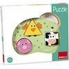 GOULA - PUZZLE 3 ANIMALI FATTORIA