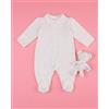 Prénatal Tutina bimba beige con orsetto omaggio