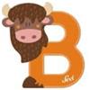 Sevi LETTERA B BISONTE