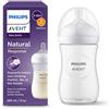 Philips Avent Biberon Natural Response 260 ml, con tettarella flusso 3 (medio). Età consigliata: 3-6m. Biberon 1 pz: SCY903/01 - Philips Avent