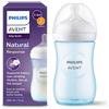 Philips Avent Biberon Natural Response azzurro 260 ml, con tettarella flusso 3 (medio). Età consigliata: 3-6m. Biberon 1 pz: SCY903/21 - Philips Avent