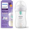 Philips Avent Biberon Natural con Tettarella a Risposta Naturale e Valvola AirFree decorazione Orsetto da 260 ml 1m+ | senza BPA - Philips Avent