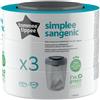 Sangenic Ricariche Simplee Sangenic 3 pezzi - Tommee Tippee
