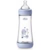 Chicco Biberon Perfect5 azzurro 300ml in silicone 3 fori - Chicco