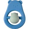 Nattou Sonaglio dentizione in silicone azzurro e verde - nattou