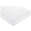 AirCuddle Easy safe combo materasso + top safe coprimaterasso traspirante 3 strati per lettino cm 62x125x12 - aircuddle
