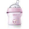 Chicco Biberon NaturalFeeling Neutro, 0m+, 150 ML, flusso lento Rosa - Chicco