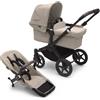 Bugaboo Duo Donkey 5 Mono Navicella + Passeggino in Black/Desert Taupe - Desert Taupe - Bugaboo