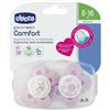 Chicco Succhietto comfort bimba silicone 6-16m 2pezzi - chicco