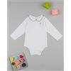 Prénatal Body bimba bianco con ricamo