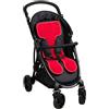 AirCuddle COOL SEAT foderina per passeggino rosso - aircuddle
