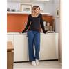 Prénatal Pantalone premaman in denim con fascia alta in vita