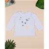 Prénatal T-shirt bimba bianca stampa gatto