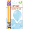 Bigiemme Pallone lattice 10,5" - 27 cm 12 Palloncini - Azzurro