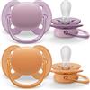 Philips Avent 2 ciucci ultra soft 6-18 mesi colore viola/arancione - philips avent