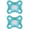 MAM SUCCHIETTI COMFORT 0-2M SILICONE - COLORE NEUTRO - 2 PZ - MAM