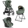 Inglesina Trio system4 electa darwin recline - murray green + telaio total black - inglesina