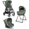 Inglesina Trio system4 electa darwin - murray green + telaio total black - inglesina