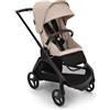 Bugaboo Passeggino dragonfly telaio black con seduta desert taupe e cappottina desert taupe - bugaboo